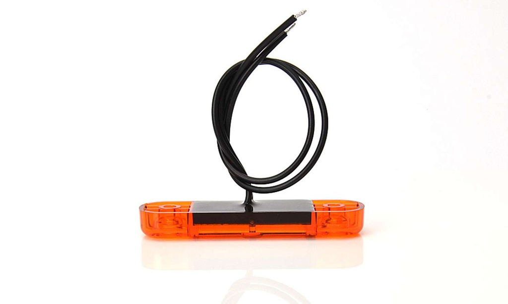 LED Sidemarker ultrathin mounting 3 LEDs 9-36V orange