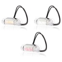 3-LED Surface-Mounted Position Light 12-24V - Amber