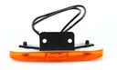 LED Position Light with Reflector & E-Mark 12-24V - Amber