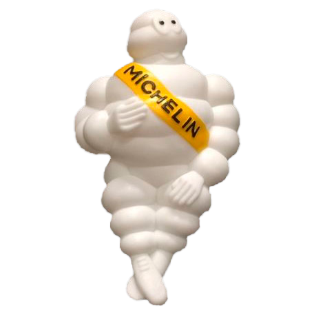 Old School Michelin Man with Halogen Lighting