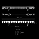 Sunvisor for Renault Master & Nissan Interstar 2024+ | LED Bar