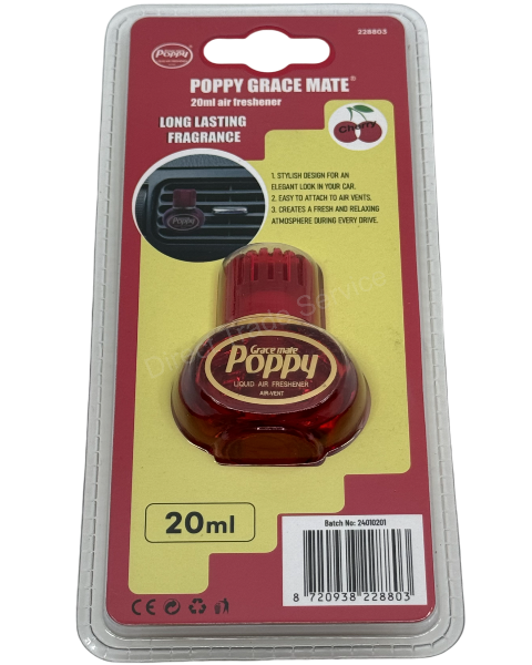 Poppy Liquid Air Freshener 20ml | Cherry