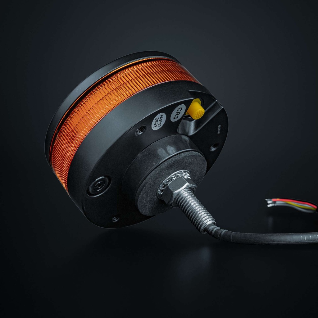 Unity LED Beacon Warning Light | Single Bolt Mount | Ø107mm