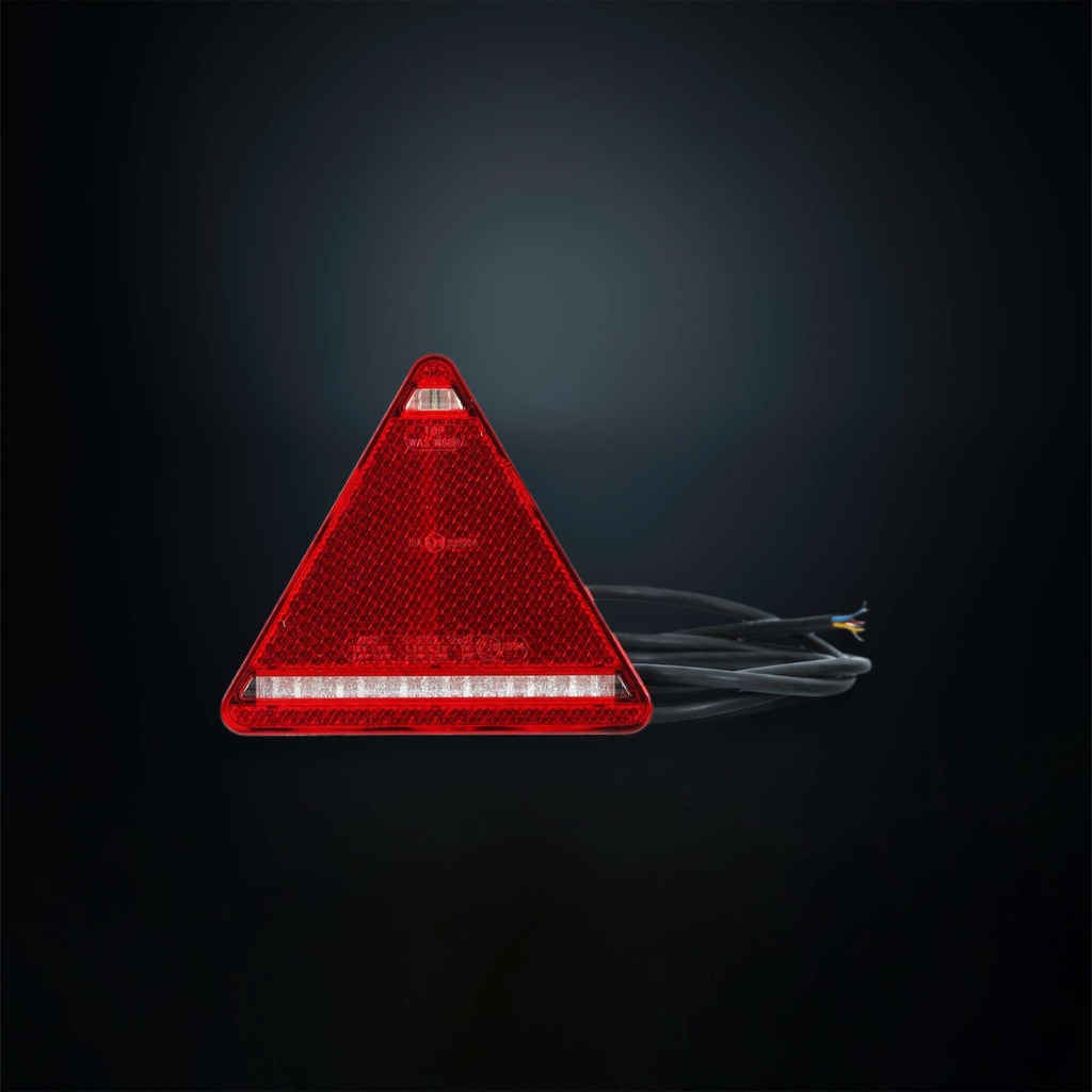 FREEDOM LEGACY 4 Function Tail Light with Reflex Fog Right Triangle