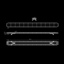 Skylord EXP Warning Light Roof Bar 1800mm