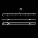 Skylord EXP Warning Light Roof Bar 2000mm