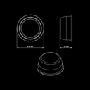 Dark Knight Viking LED Unit Red | 5m Cable