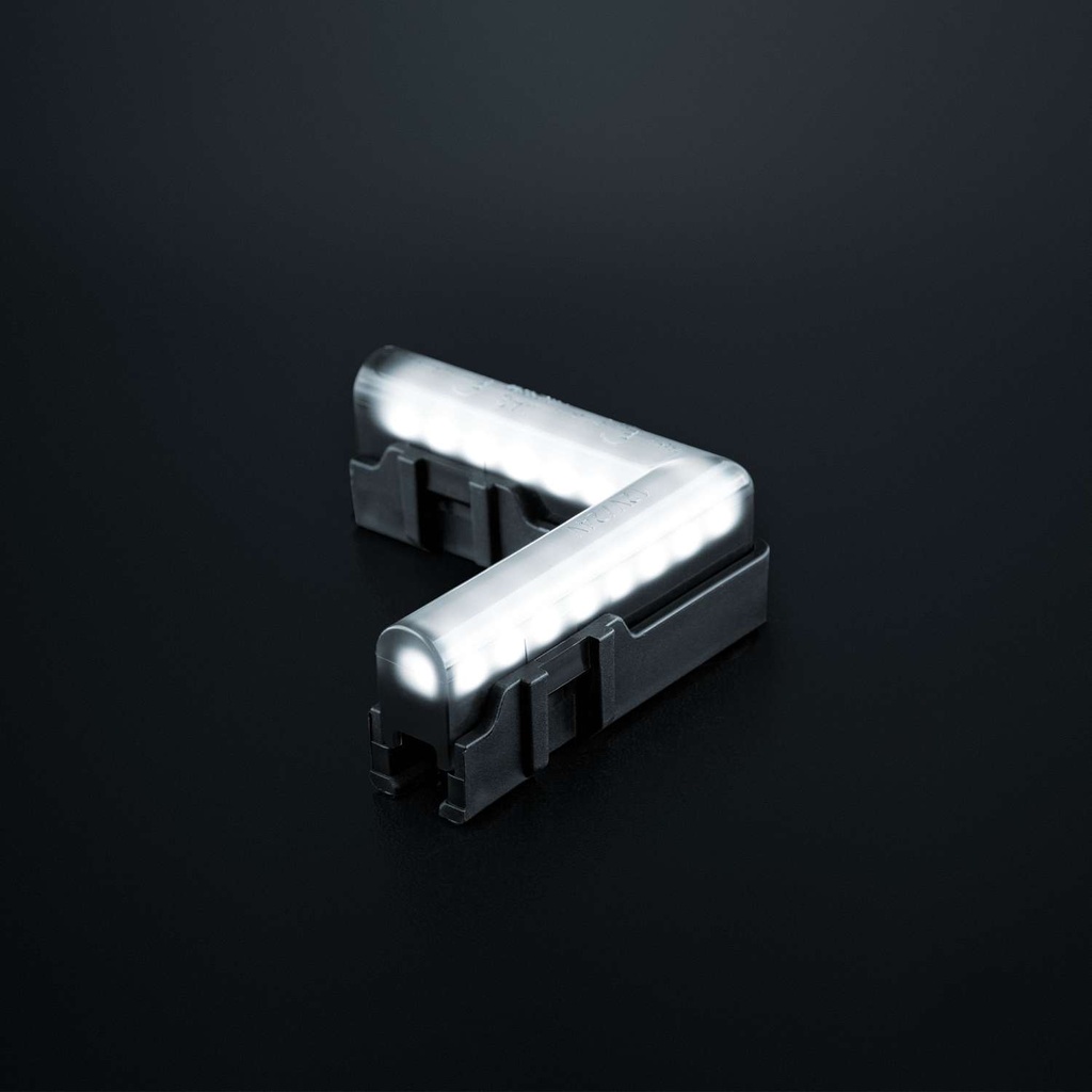 Freedom Dark Line Position Light White | Corner