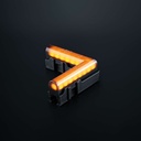 Freedom Dark Line Position Light Amber | Corner