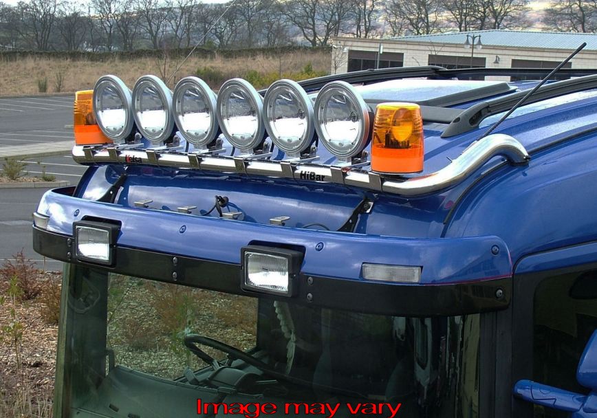 Stainless Steel HiBar for Scania 4 & R Series Sleeper Cab | High Mounting