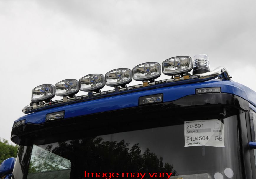 Stainless Steel HiBar for Scania 4 & R Series Sleeper Cab | Low Mounting