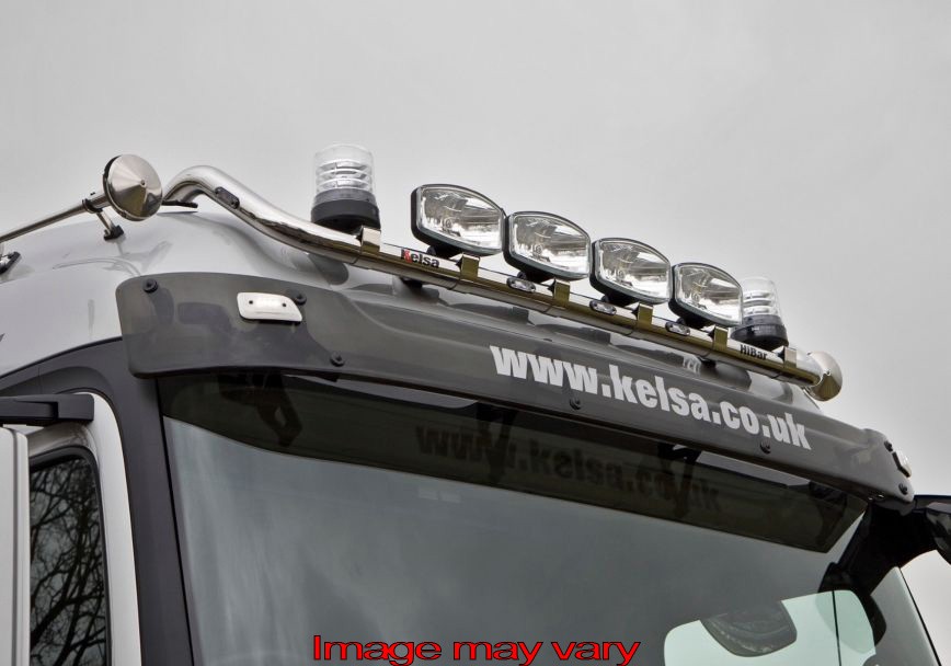 Aluminum HiBar for Mercedes Actros MP4 & MP5, Antos & Arocs StreamSpace 2500 | Drop-Down