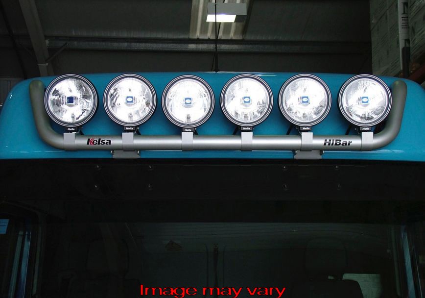 Aluminum HiBar for Mercedes Atego / Axor High Sleeper Cab | Visor Model