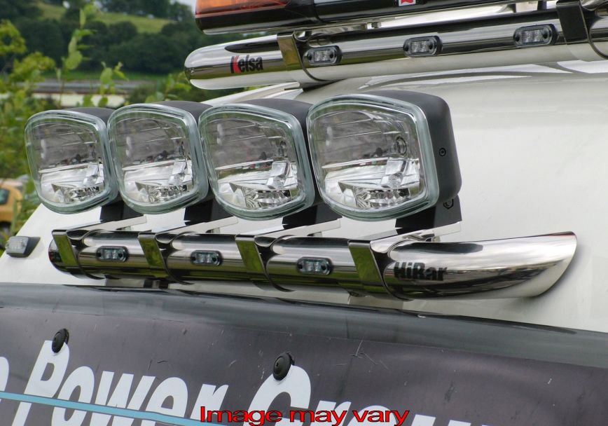 Stainless Steel HiBar for MAN TGA & TGX XXL | Narrow Sunvisor Model