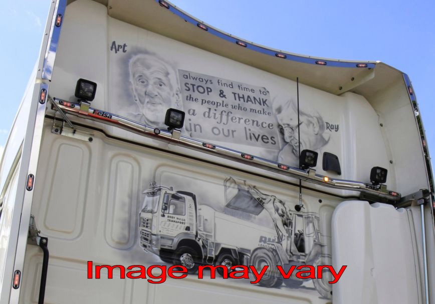Stainless Steel BakBar for DAF XF95 & XF105 (Super) Space Cab
