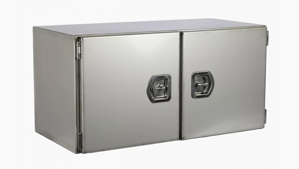 Toolbox Stainless Steel with Double Doors - 1000x500x500mm