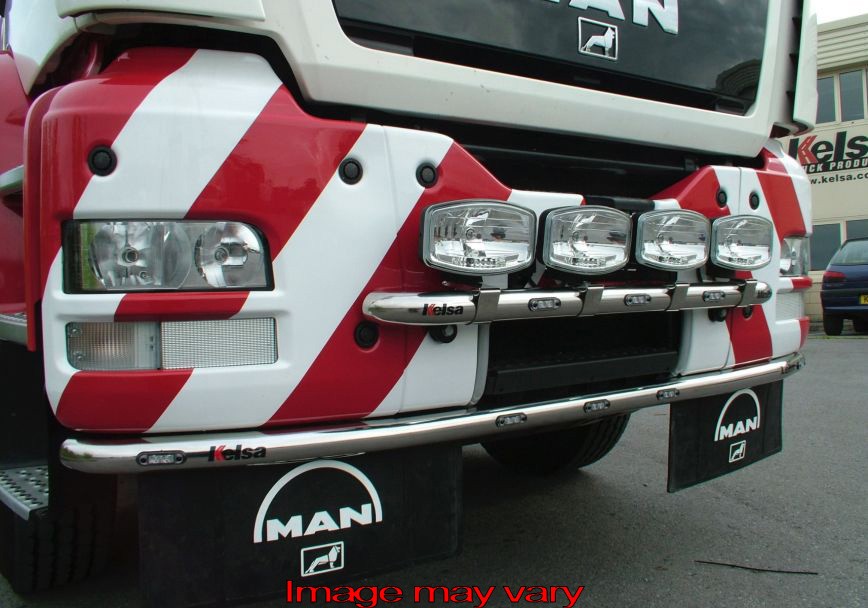 Aluminum MiniBar for MAN TGA/TGX/TGS with Construction Bumper