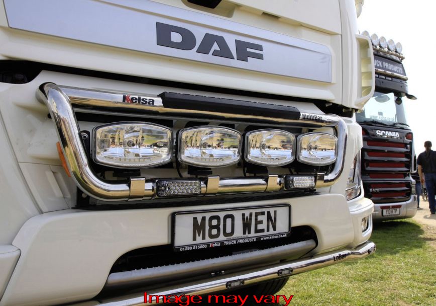 Stainless Steel MultiBar for DAF CF Euro 6 with Construction Bumper