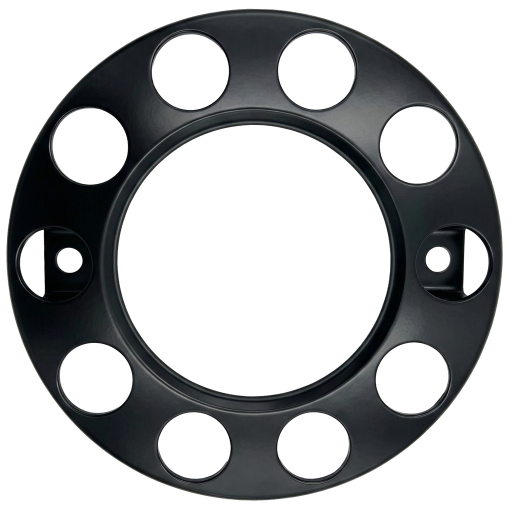 Open Center Wheel Nut Protector Ring 22.5" for Steel Wheels | 10x335mm | Black Edition