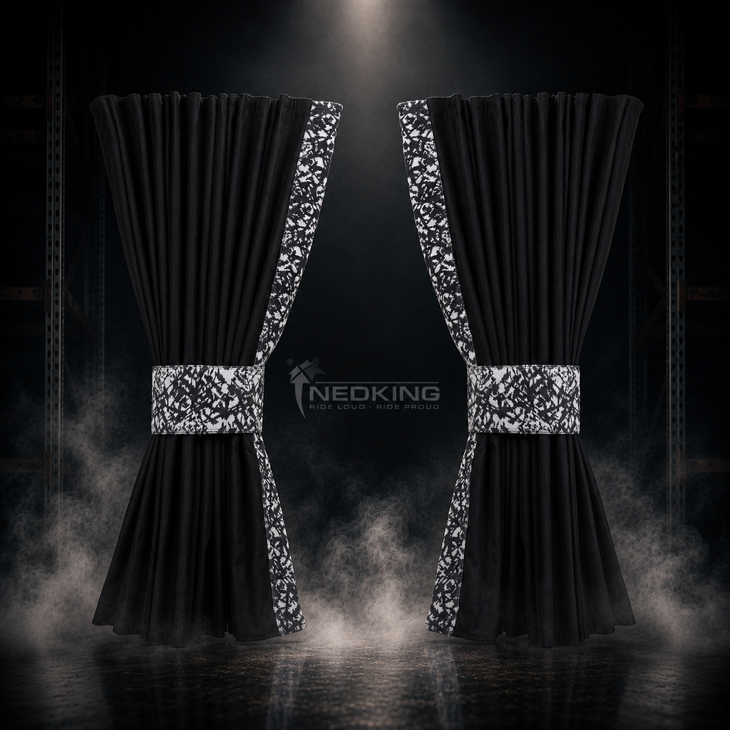 Nedking Side Curtains | Danish Grey | 95cm