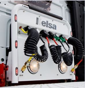 Aluminum AirBar for DAF XF106 | 6 Red LEDs