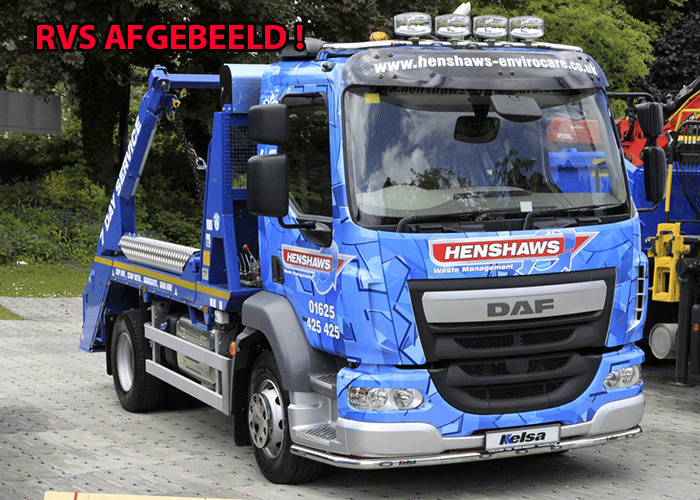 Aluminum LoBar for DAF LF Euro 6 | 12-16t GVW | 5 White + 2 Amber LEDs