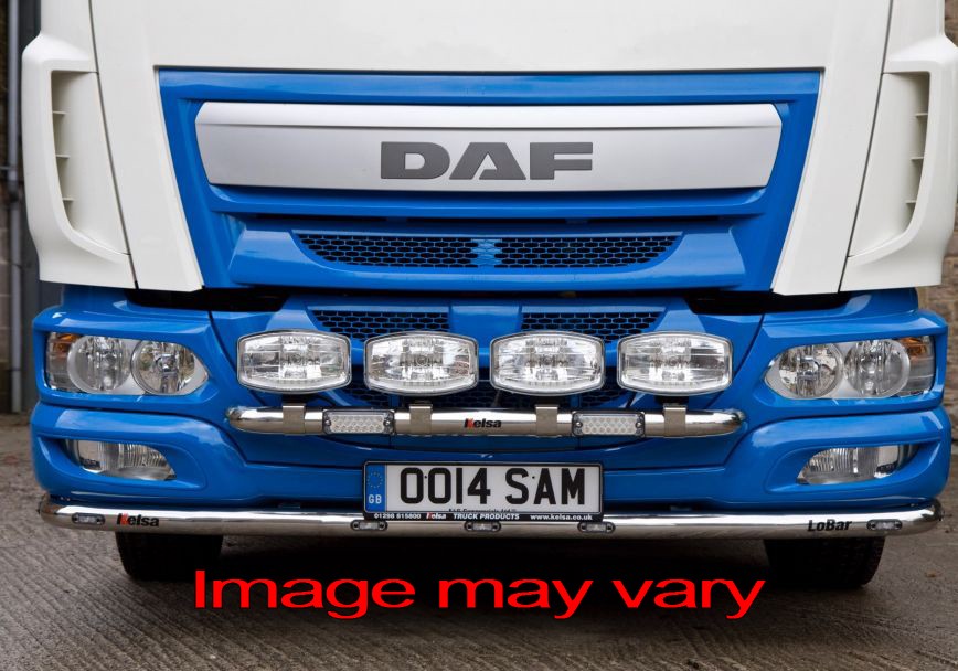 Aluminum LoBar for Daf LF Euro 6 | 7.5-10t GVW | 5 White + 2 Amber LEDs