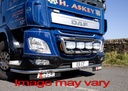 St. Steel LoBar for DAF CF Euro 6 | 5 White + 2 Amber LEDs