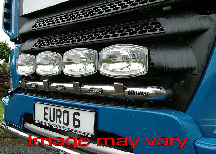 Stainless Steel MiniBar for DAF CF Euro 6 with Construction Bumper