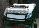 Aluminum BeaconBar for DAF XF105/106 Euro 6 Super Space Cab