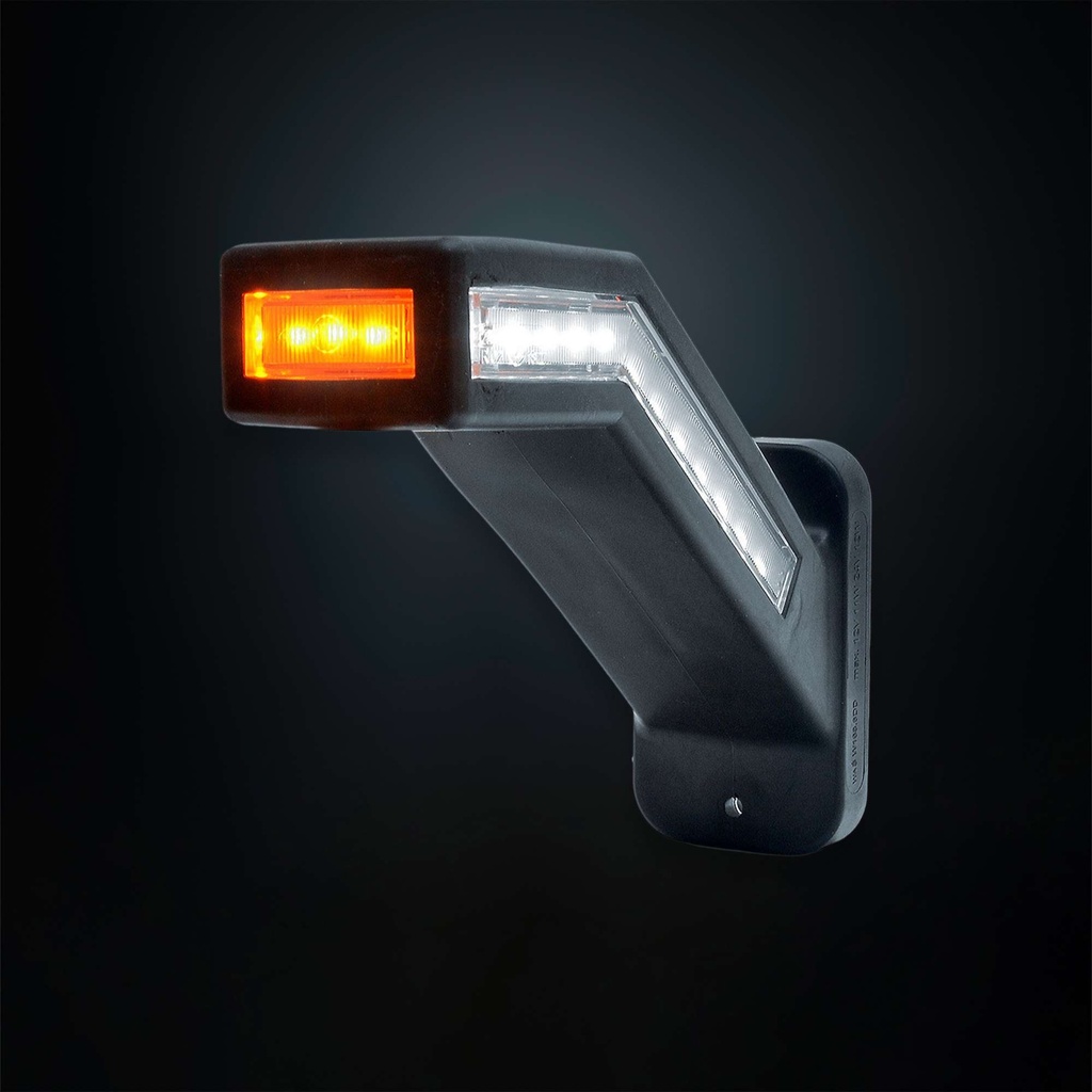Rubber arm with dyn. indicator and break led right