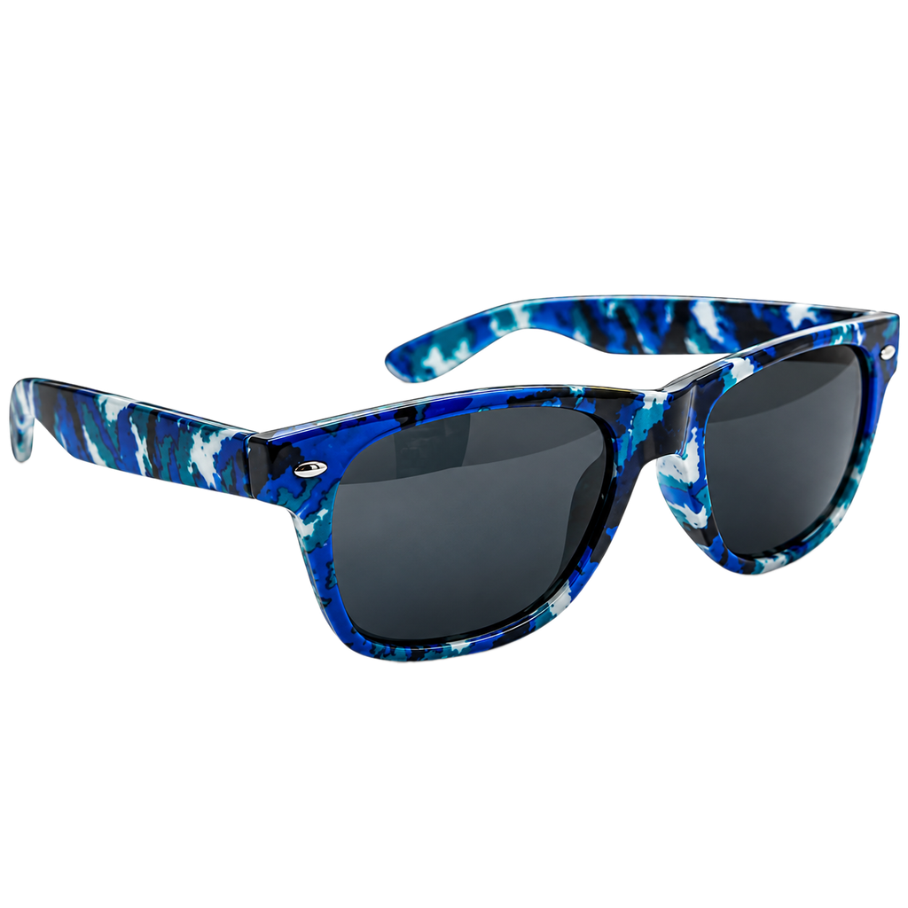 Sunglasses Blue Danish Fabric Design