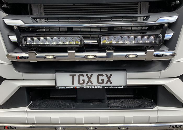 St. Steel MiniBar MAN 2020 TGX GX / GM Cab plastic bumper