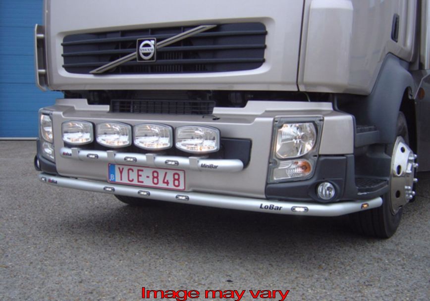 Aluminum LoBar for Volvo FL 2007+ | 5 White & 2 Amber LEDs