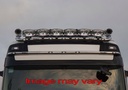 Aluminum VisorBar for Volvo FH4 Globetrotter & XL | 5 Amber LEDs