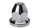 20-Pack Plastic Wheel Nut Covers Chrome | Ø32mm - 50mm High