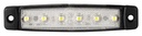 Dasteri marker light 6-LED 24V - White