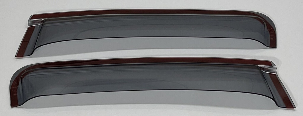 Side Window Deflectors Short Model for Ford Transit Custom 2013+ | Tape Mounting