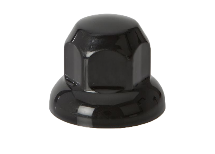 20-Pack Plastic Wheel Nut Covers Black | Ø33mm