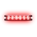 6-LED Ultra Thin Strobe Light - Red