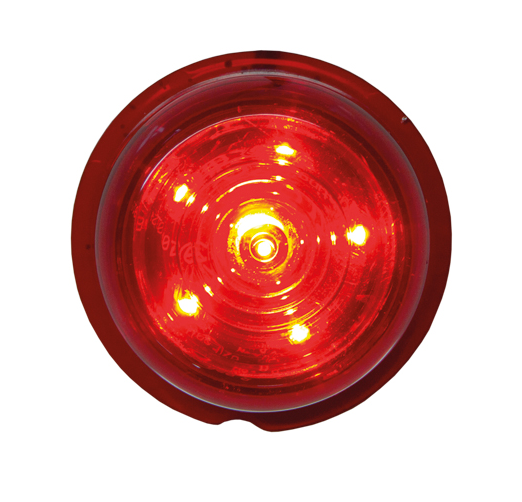 Viking LED Unit Red with Red Lens 12/24V