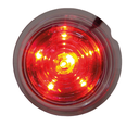 Viking LED Unit Red with Clear Lens 12/24V