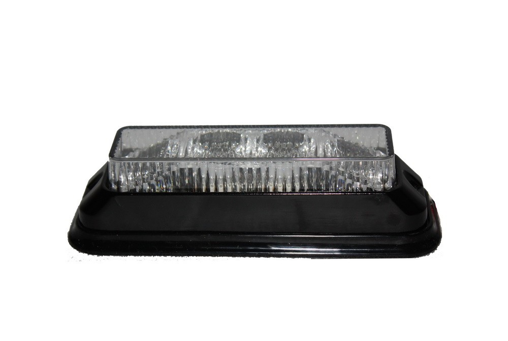 4-LED "HP FLASH" Strobe/Warning Light 12-24V | Amber