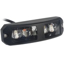 180° Curved LED Strobe Light  AMBER 12-24V - Amber