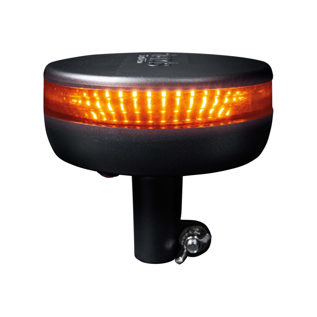 Cruise Light LED Beacon Warning Light | Pole Mounting | Smoked Lens | Ø140mm