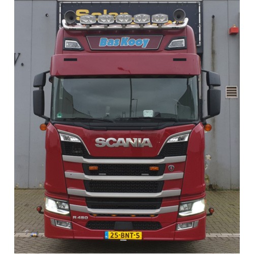 Sunvisor for Scania NextGen | Flat Bottom | 2 Lightholes