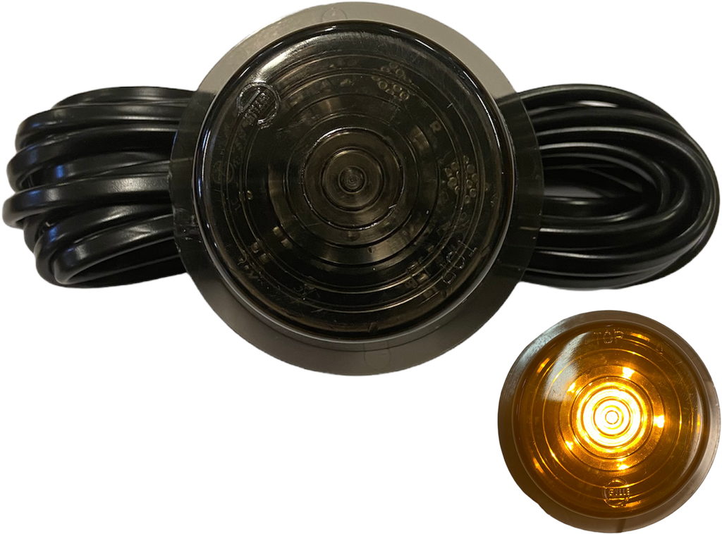Gylle Side Marker 6-LED Amber | Black-Line