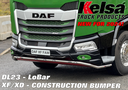 Aluminum LoBar for DAF NGD XF & XD with Construction Bumper | 7 Amber LEDs