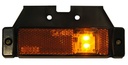 LED Side Marker + Mounting Base 12-24V - Amber