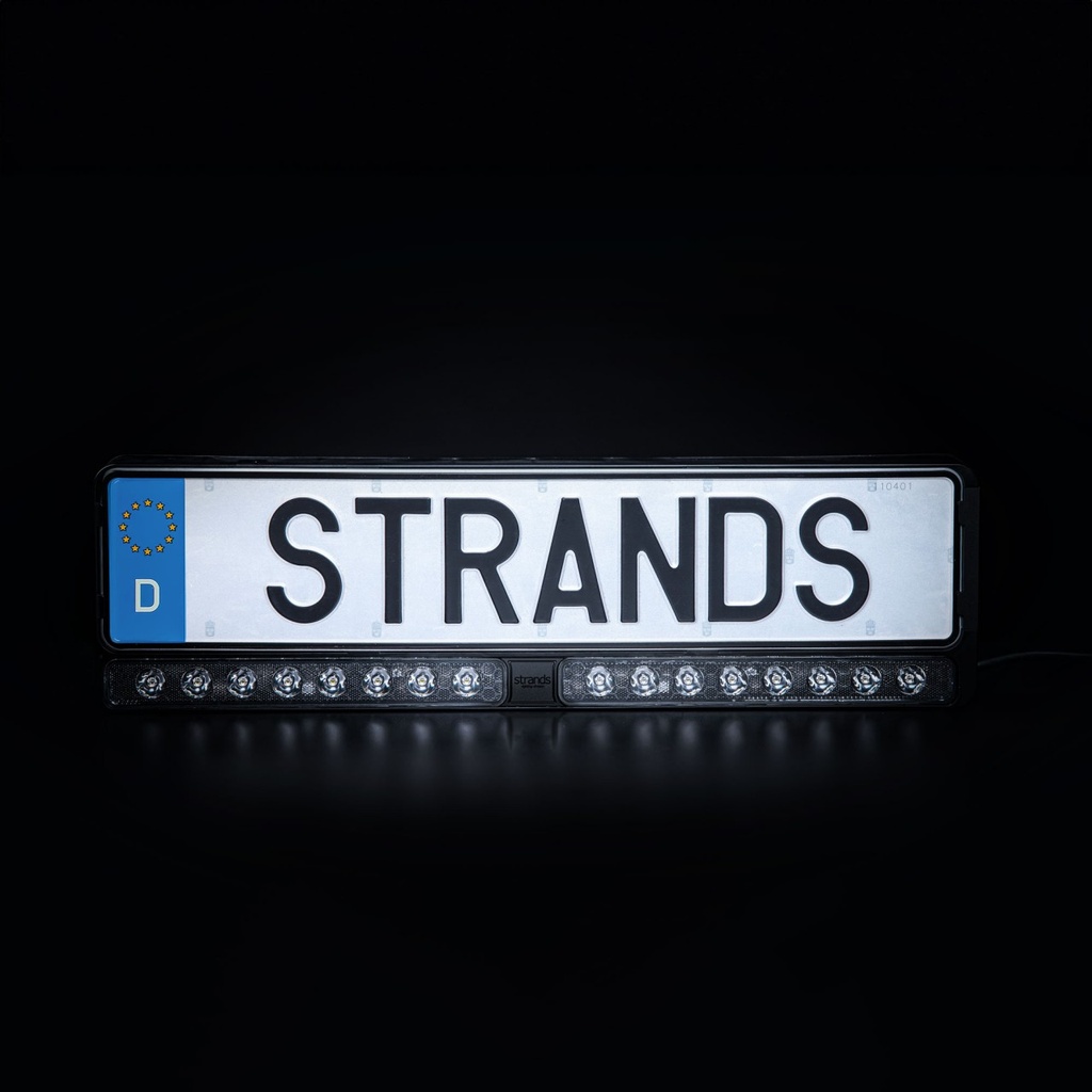 Nuuk E-Line DUO LED License Plate Bar